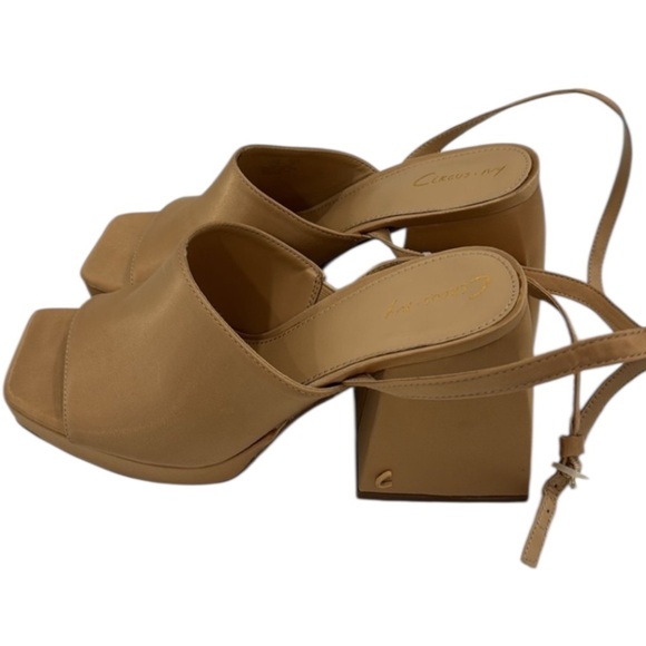 NWT Circus by Sam Edelman Miranda Platform Ankle Strap Rosa Beige Sandal Sz 8.5 - Picture 6 of 8